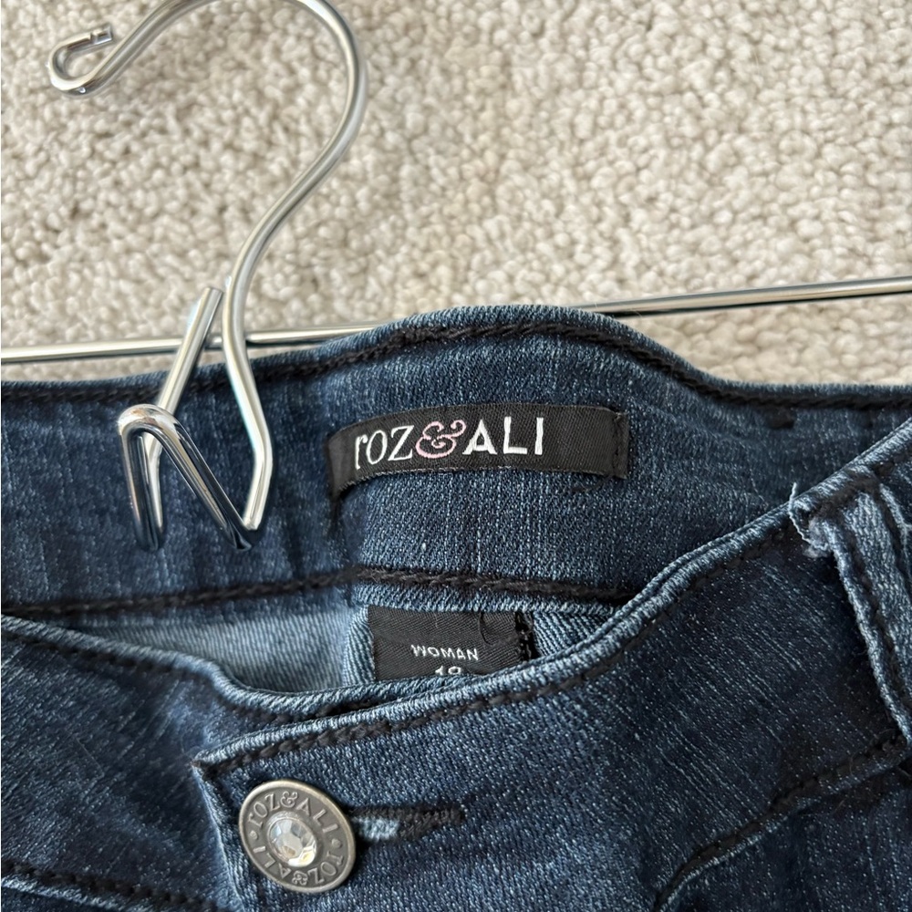 Roz & Ali Women's Deep Indigo Jeans